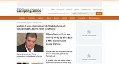 Desktop Screenshot of diariodecampogrande.com.br